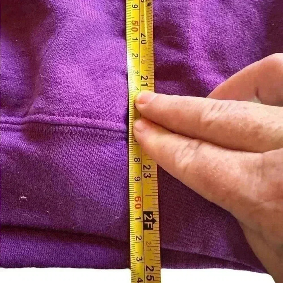 Gildan small vibrant purple tie dye lips & weed joint. NWT - Picture 4 of 6